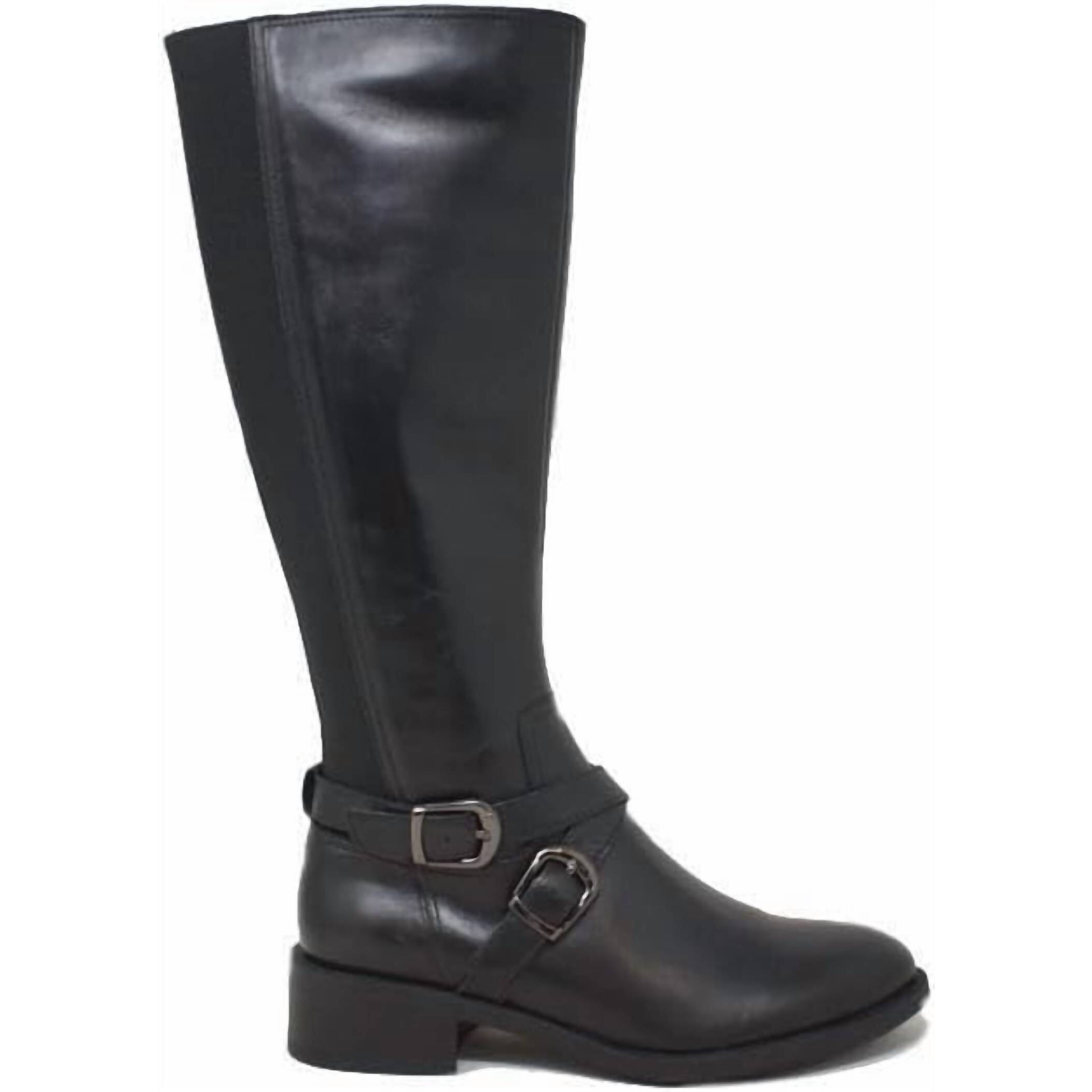 New Regarde Le Ciel Women's Tessy Tall Boots In Black
